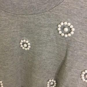 Mixer gray pearl sweatshirt size L.